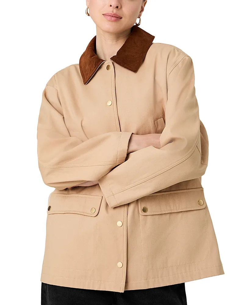 Barn Contrast Collar Jacket by French Connection