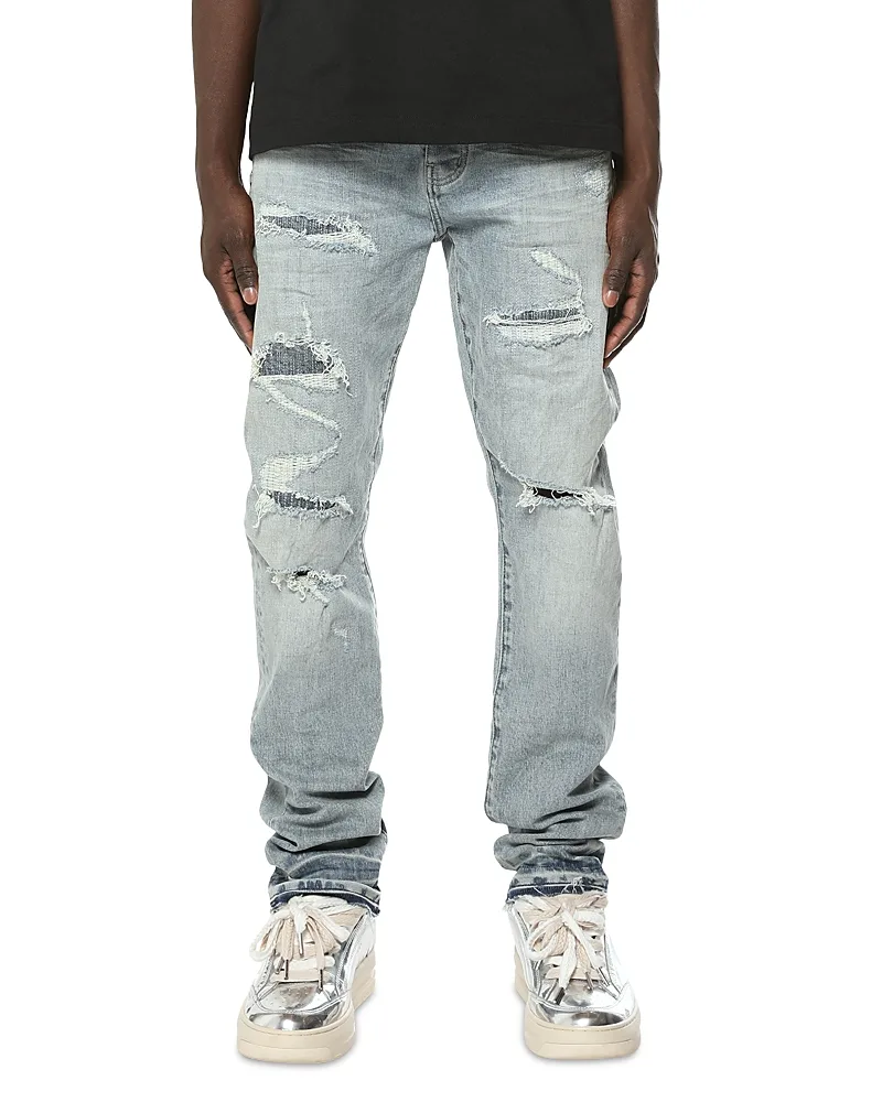 Vintage Slim Straight Ripped 33 Jeans