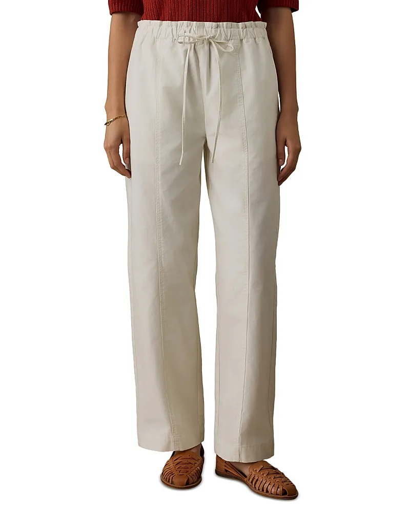 Cotton Twill Drawstring Pants by Faherty
