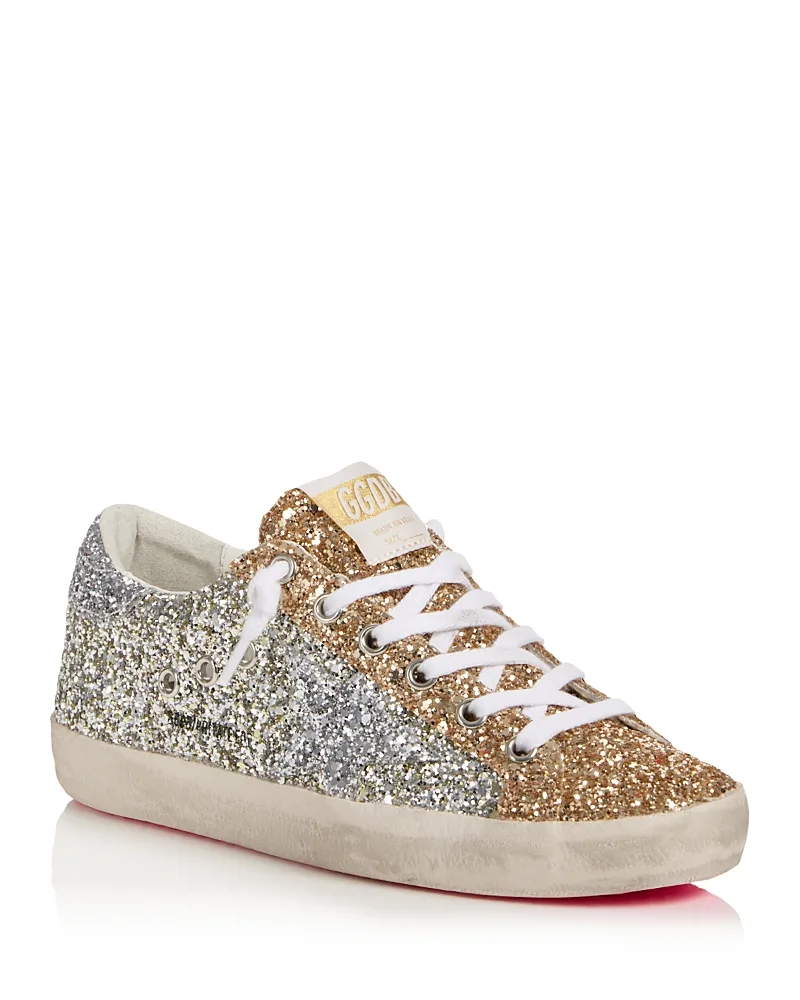 Super Star Glitter Sneakers by Golden Goose