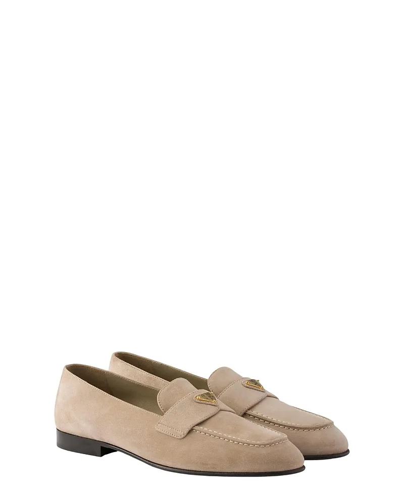 Suede Loafers by Prada