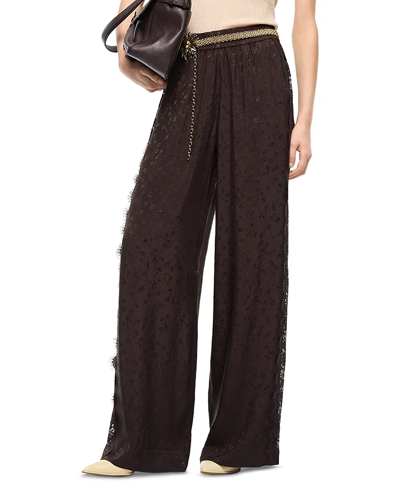 Philesia Jacquard Drawstring Pants by Pinko