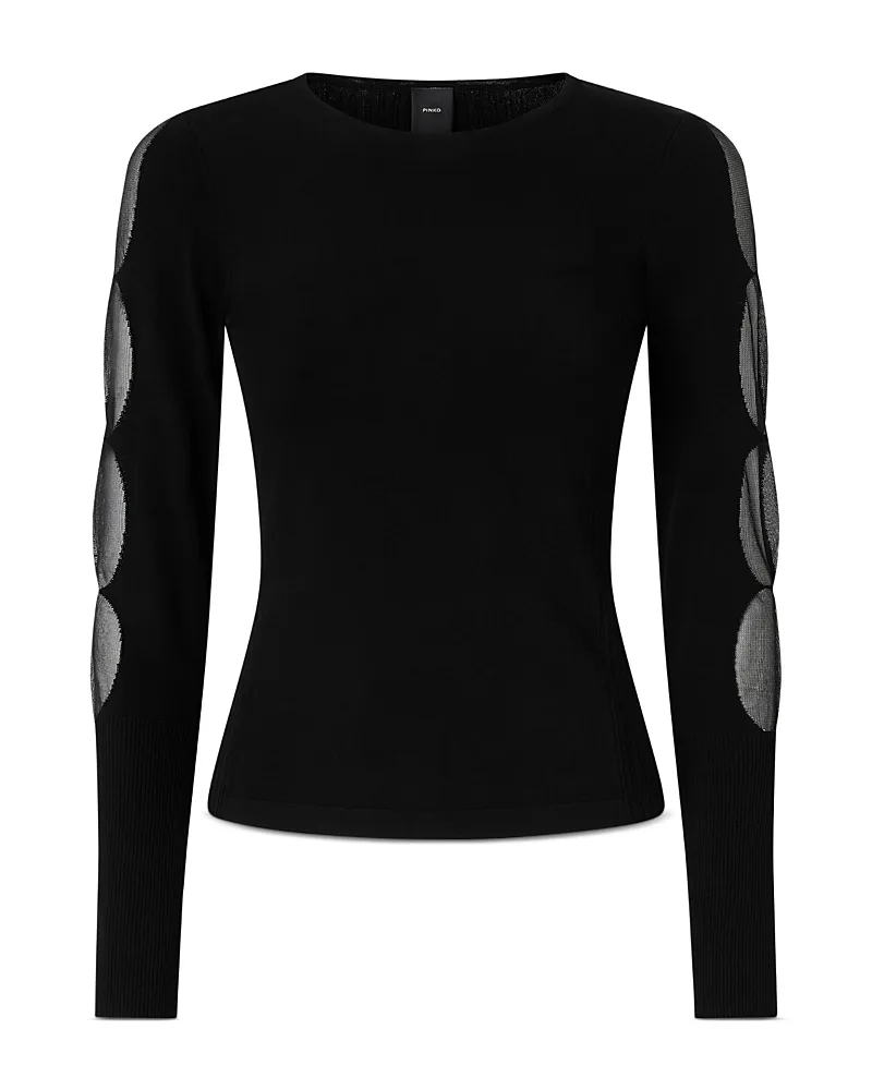 Antibes Sheer Detail Top by Pinko
