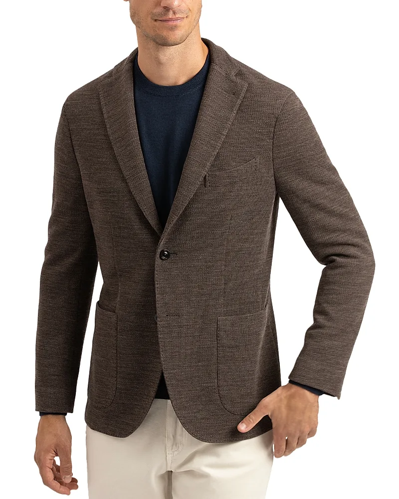 Textured Knit Slim Fit K. Jacket by Boglioli