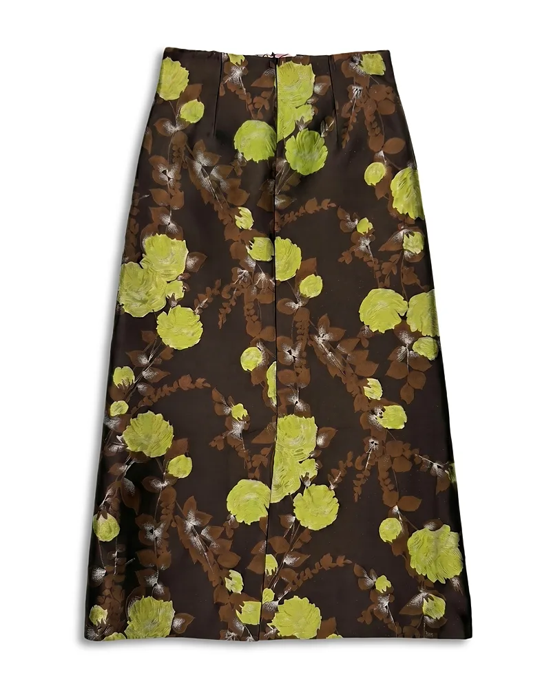 Printed Pencil Skirt