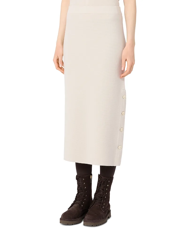 Mxmcarbone Wool Cashmere Skirt by Max Mara