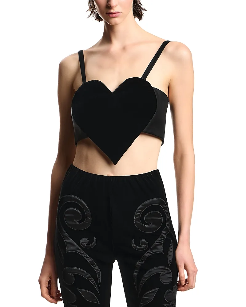 Emporio Armani Velvet Heart Top by Armani