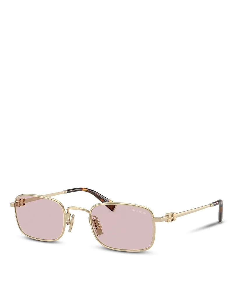 Regarde Rectangle Sunglasses, 49mm by Miu Miu