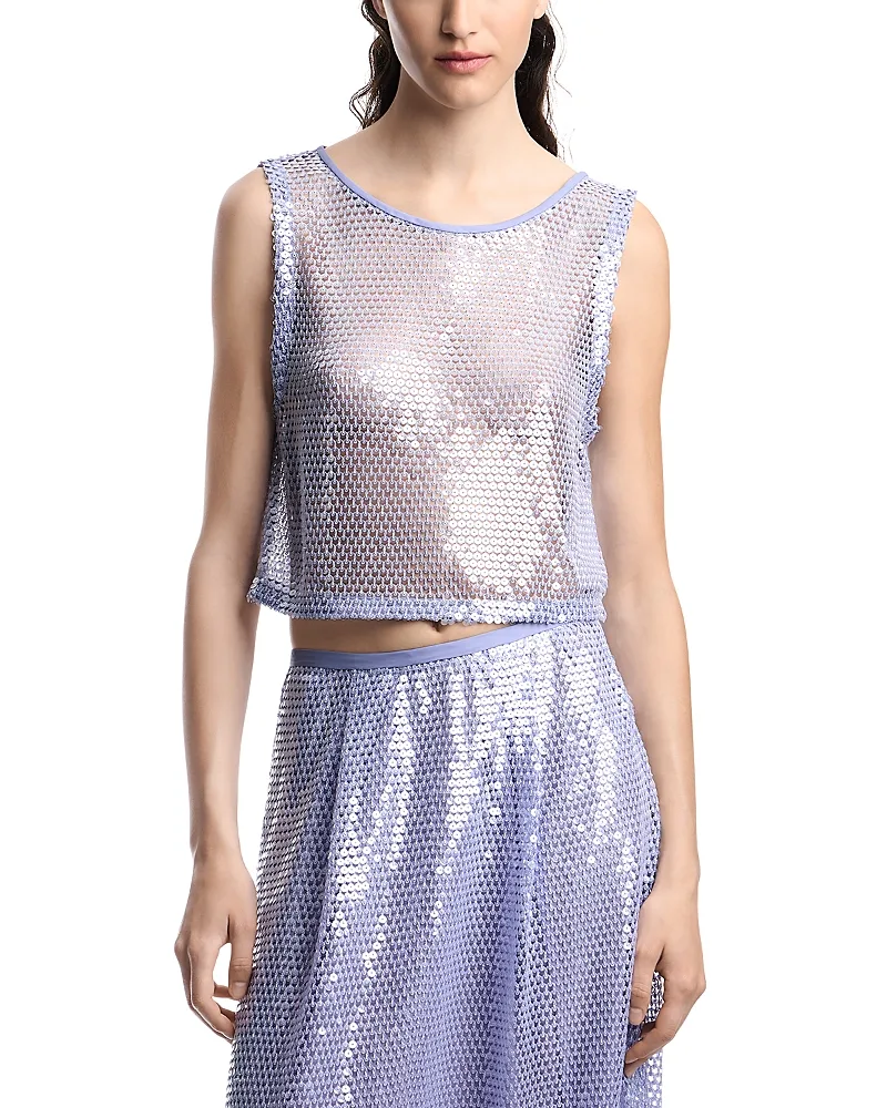 Emporio Armani Sequinned Tank Top by Armani