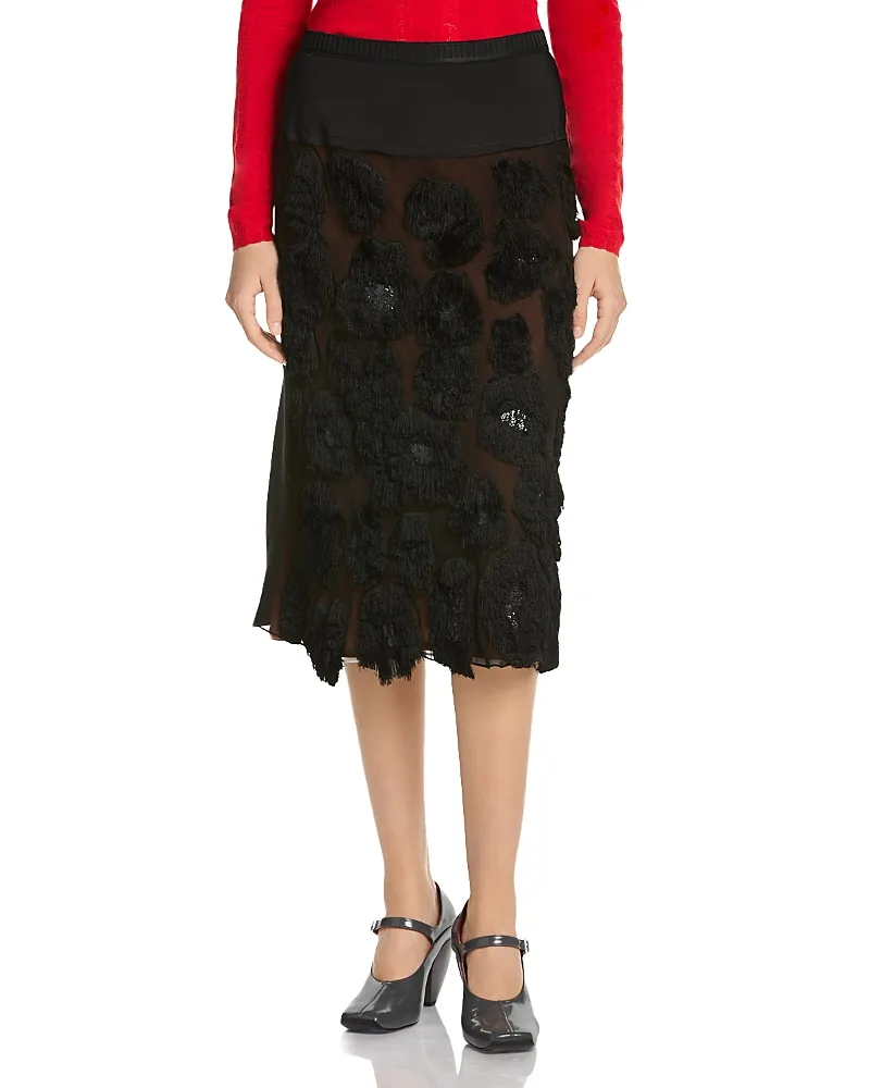 Marni Floral Pattern Midi Skirt by Marni
