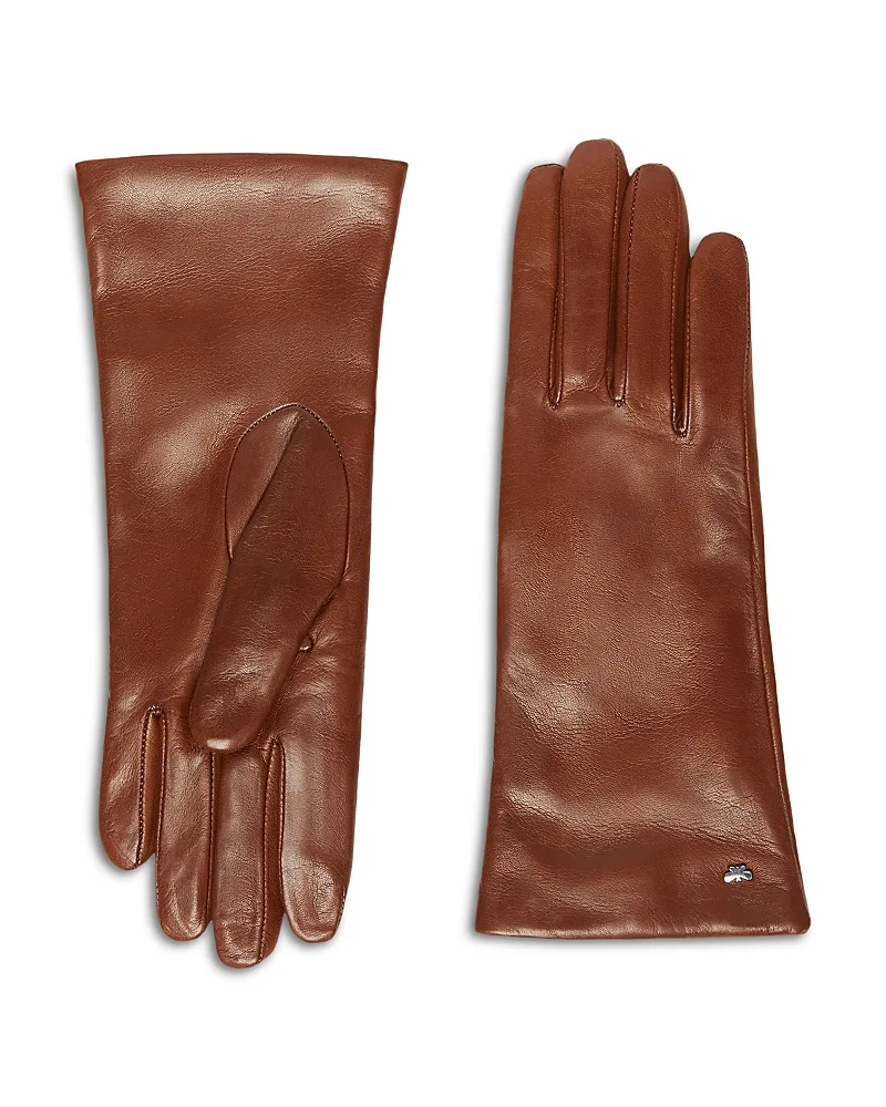 Weekend Max Mara Short Nappa Leather Gloves by Max Mara