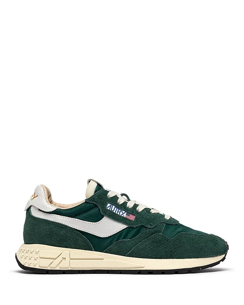 Autry Reelwind Nylon & Leather Sneakers by Autry