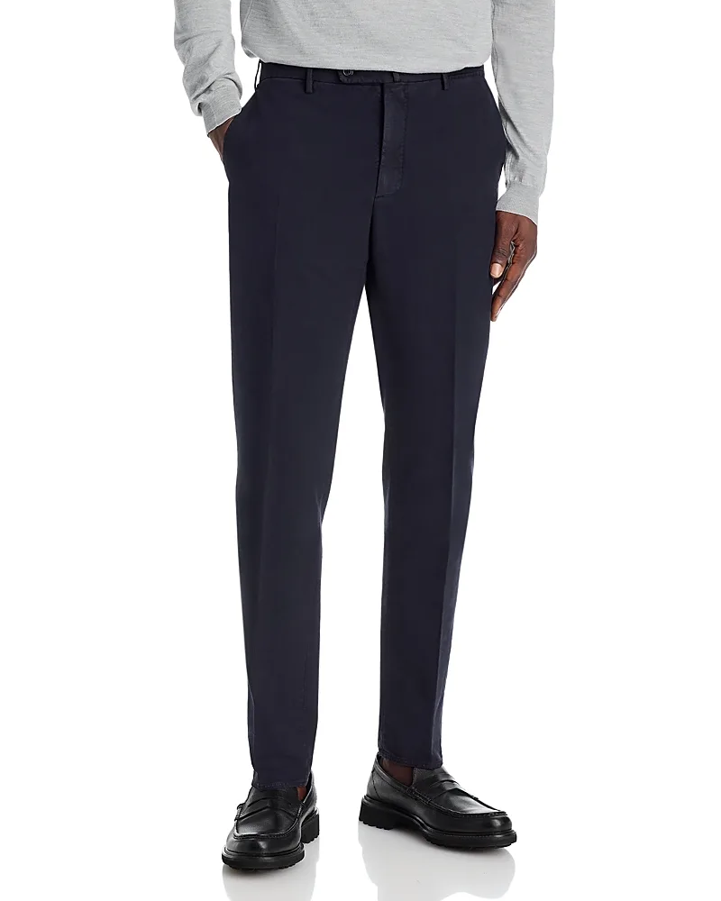 Slowear Incotex Doeskin Regular Fit Garment Dyed Stretch Cotton Pants by Slowear
