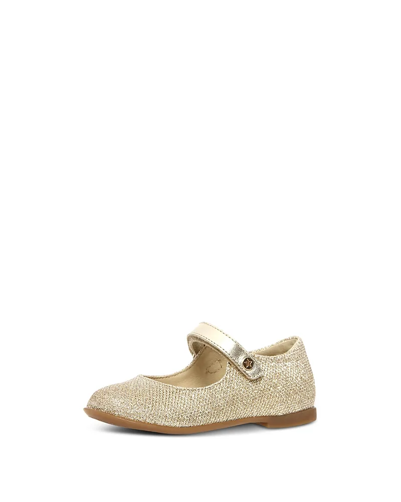 Naturino Darling Glitter Leather Mary Janes by Naturino