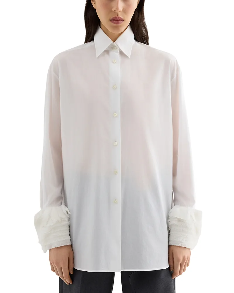 Jil Sander Cotton Mussola Shirt by Jil Sander