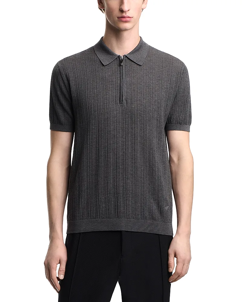 Emporio Armani Regular Fit Pullover Polo Shirt by Armani