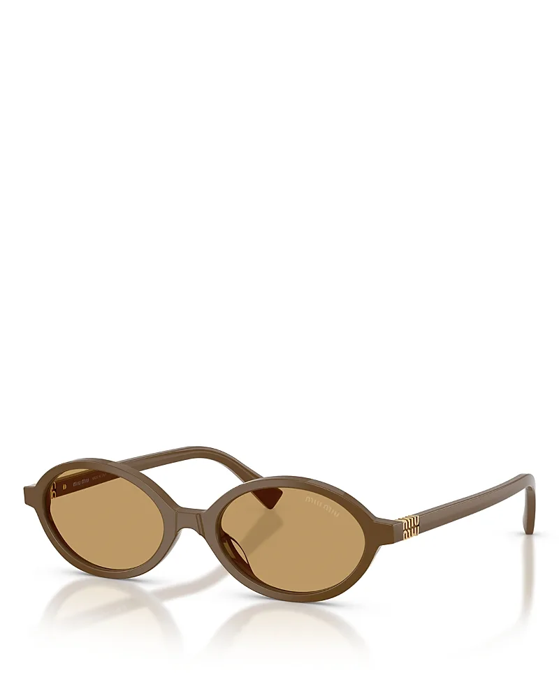 Oval Sunglasses, 50mm by Miu Miu