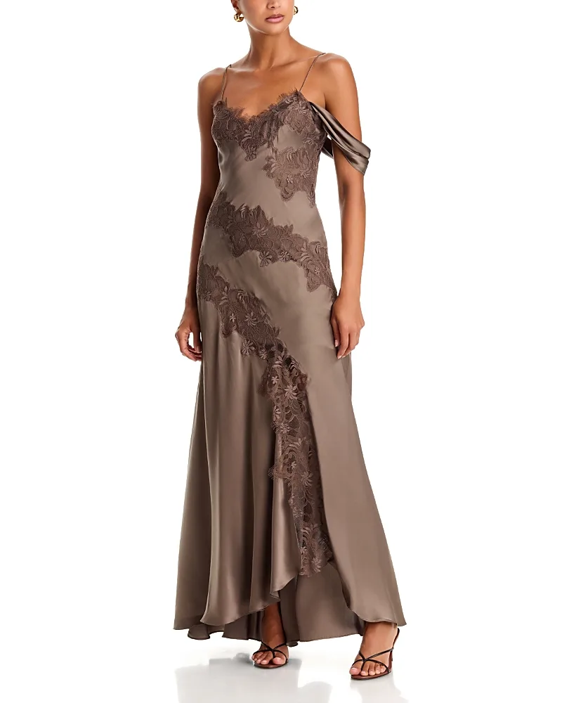 Reese Silk Cascade Gown by Amur