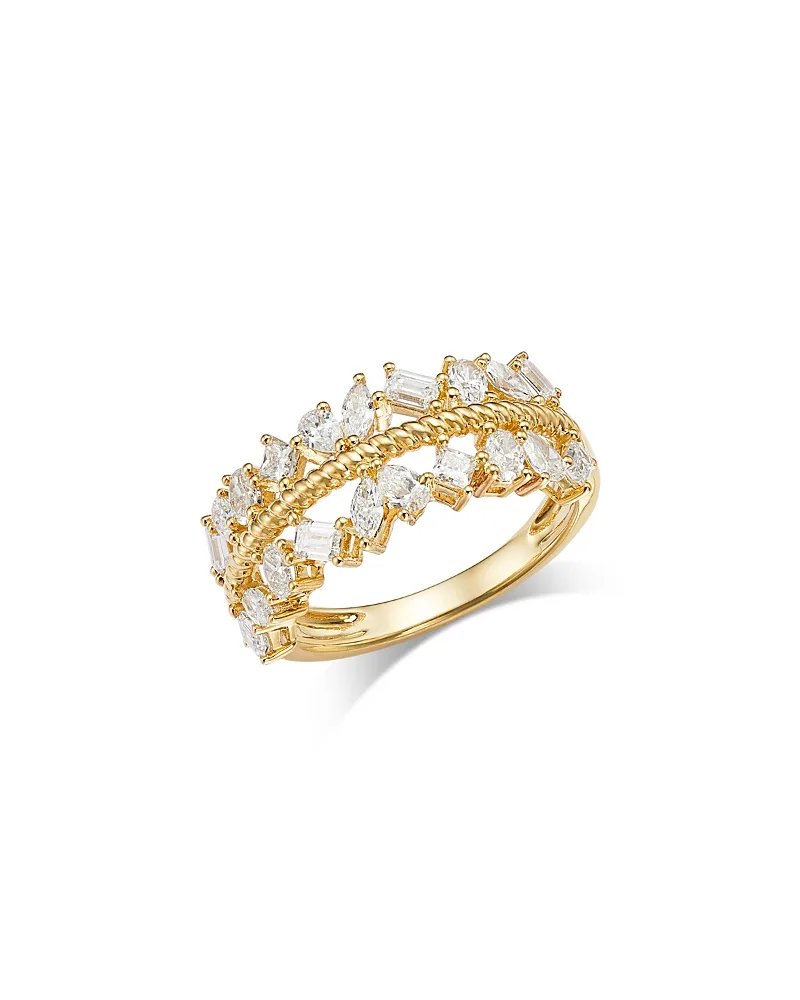 Luxe Collection Certified Lab Grown Diamond Mixed Cut Band Ring in 14K Yellow Gold, 1.2 Tcw by Bloomingdales Fine Collection
