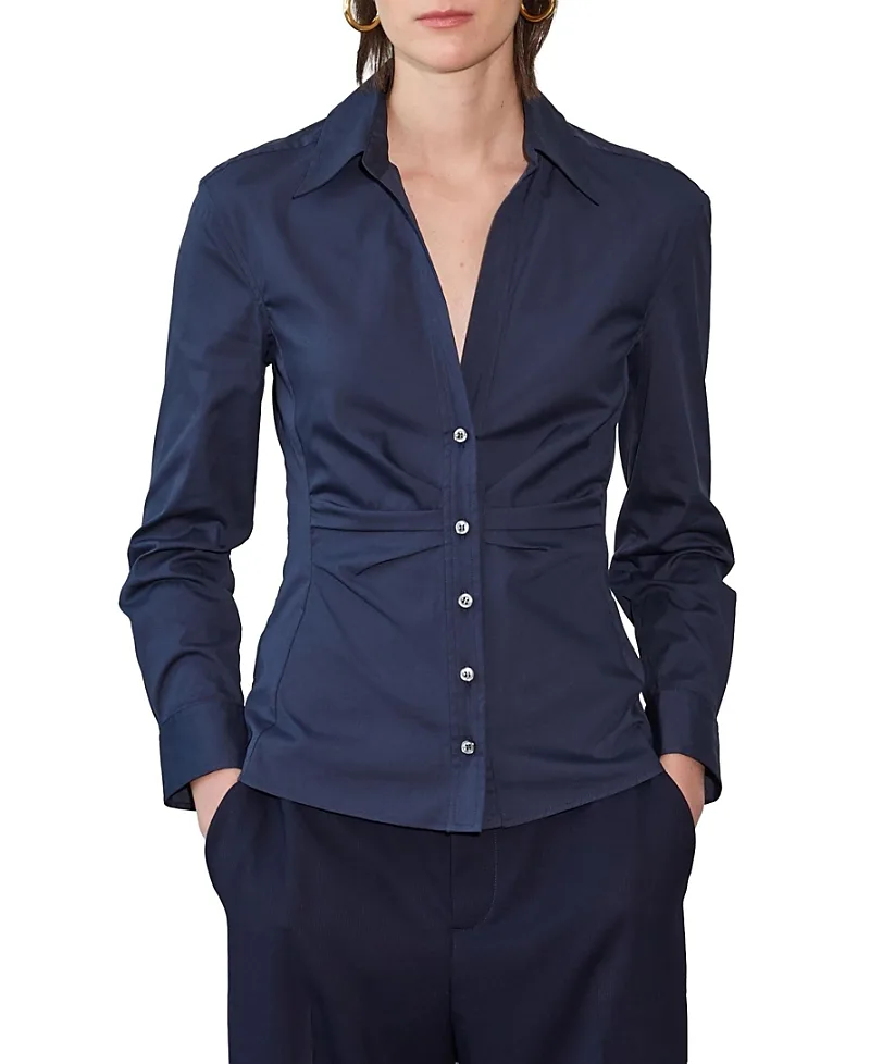 Savil Stretch Poplin Shirt