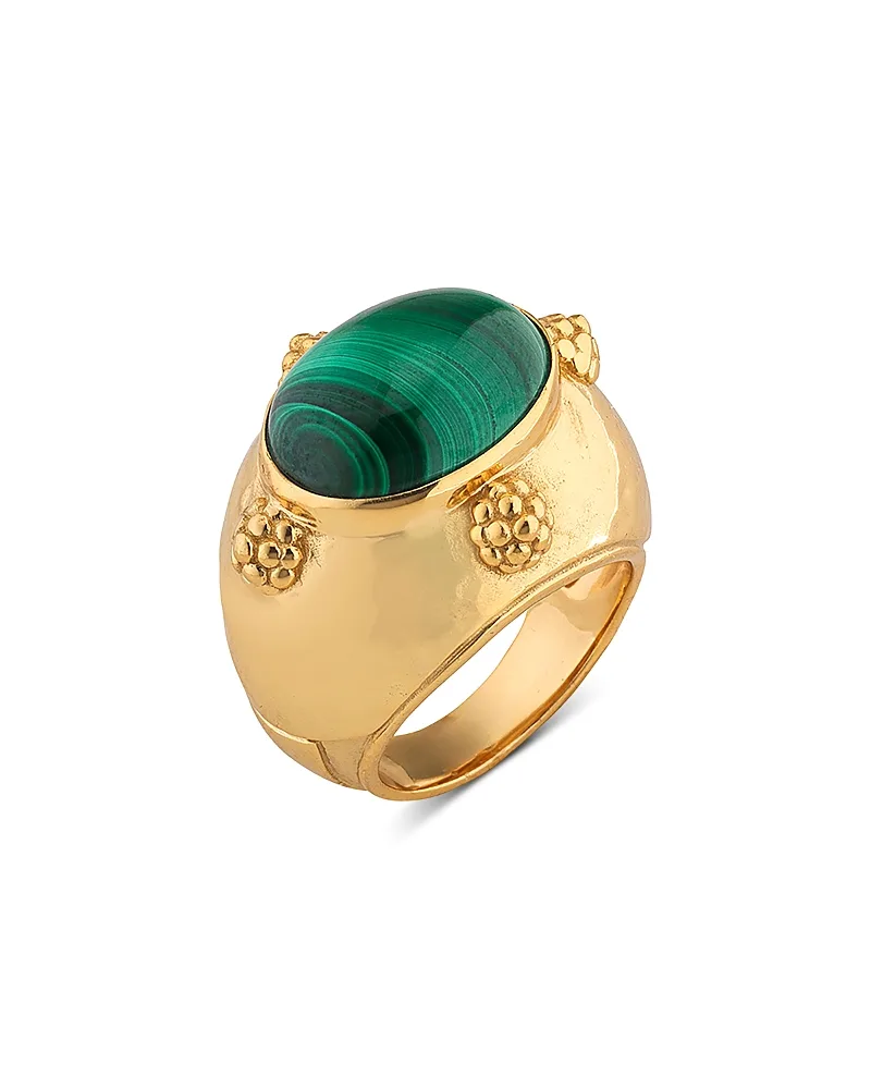 Cleopatra Oval Labradorite Ring by Capucine De Wulf