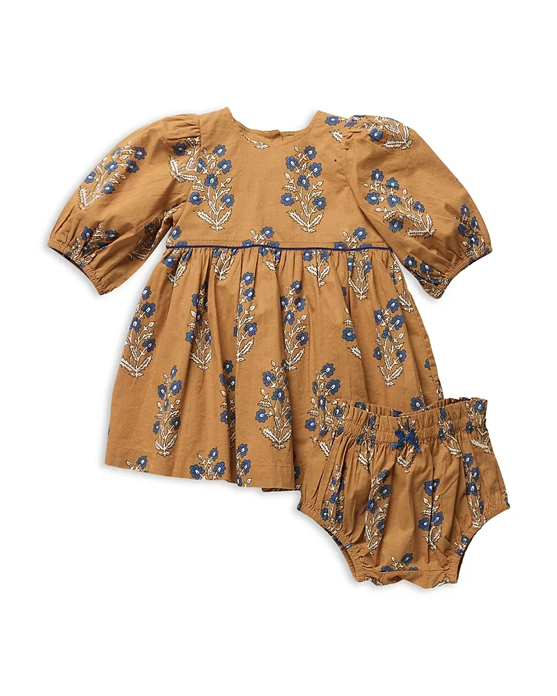 Brooke Printed Cotton Dress Set by Pink Chicken