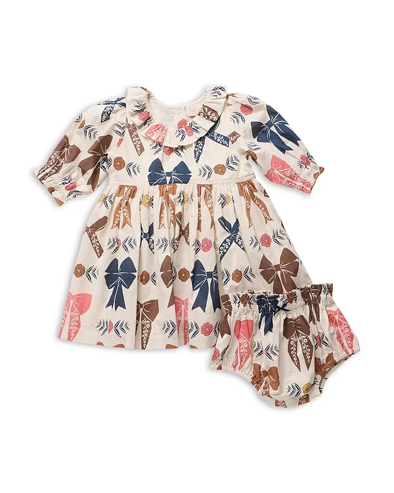 Harper Printed Cotton Dress Set by Pink Chicken