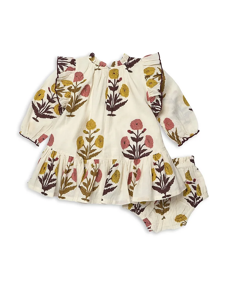 Amara Printed Cotton Dress Set by Pink Chicken