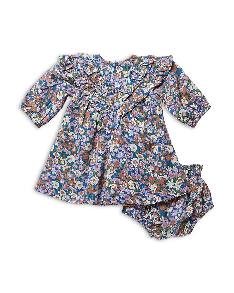 Everly Printed Ruffled Dress Set by Pink Chicken