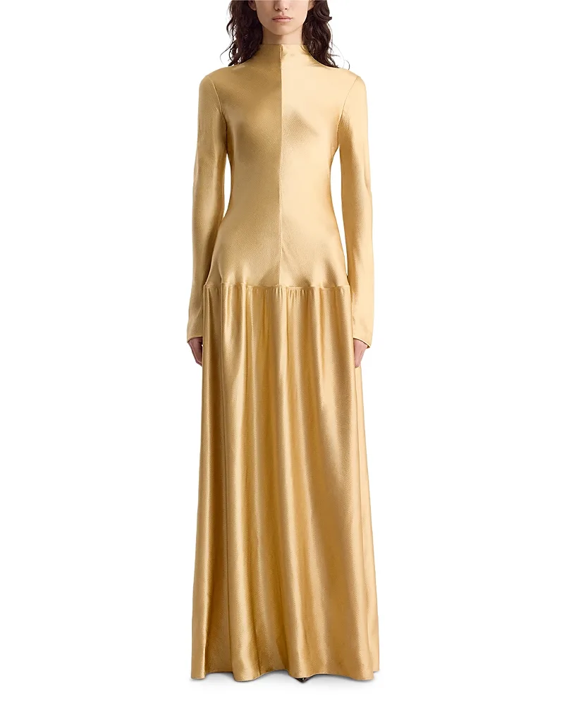 Mila Bias Cut Long Sleeve Dress by Fforme