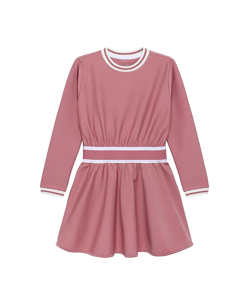 Club Long Sleeve Dress by Courtside Kids