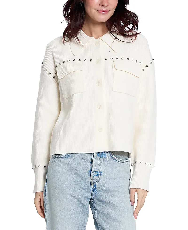 Felix Studded Sweater Jacket by Central Park West