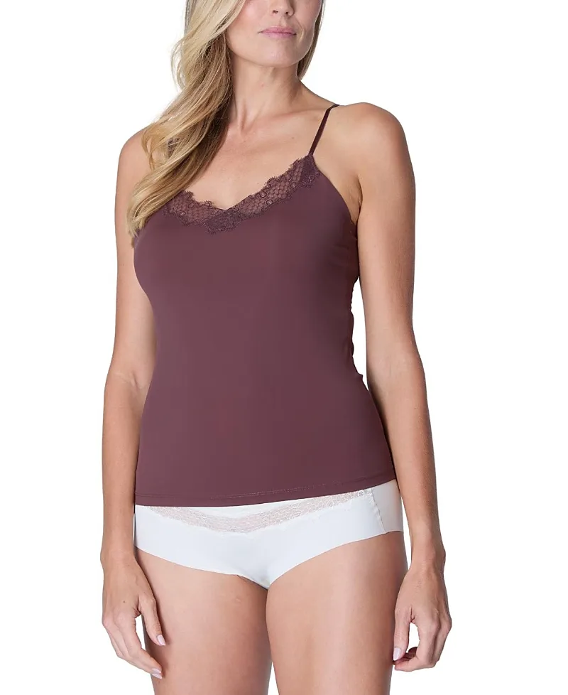 Soft Seamless Camisole with Lace