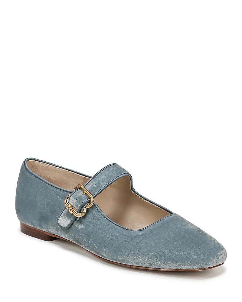 Michaela Velvet Mary Jane Flats by Sam Edelman