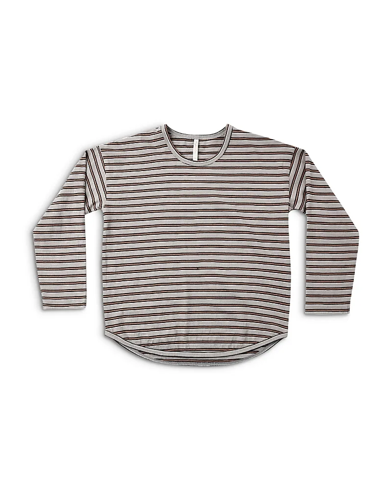 Long Sleeved Striped Tee by Rylee + Cru