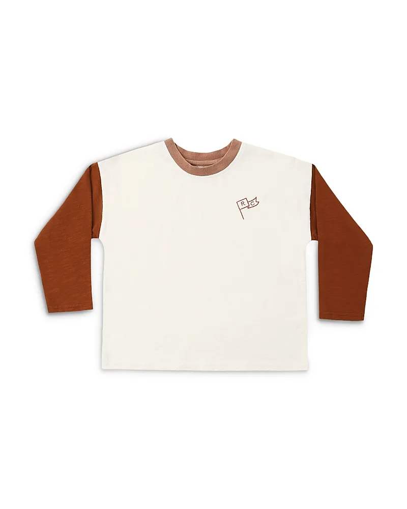 Camden Long Sleeved Color Blocked Tee by Rylee + Cru