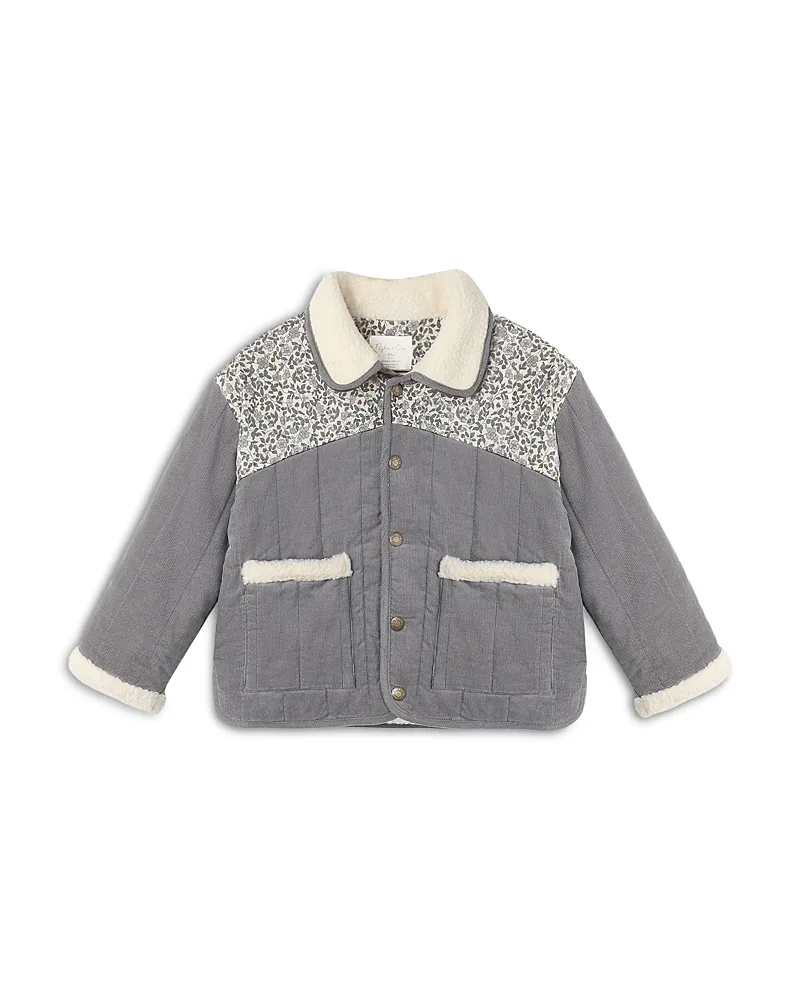 Lily Faux Fur Trim Coat by Rylee + Cru