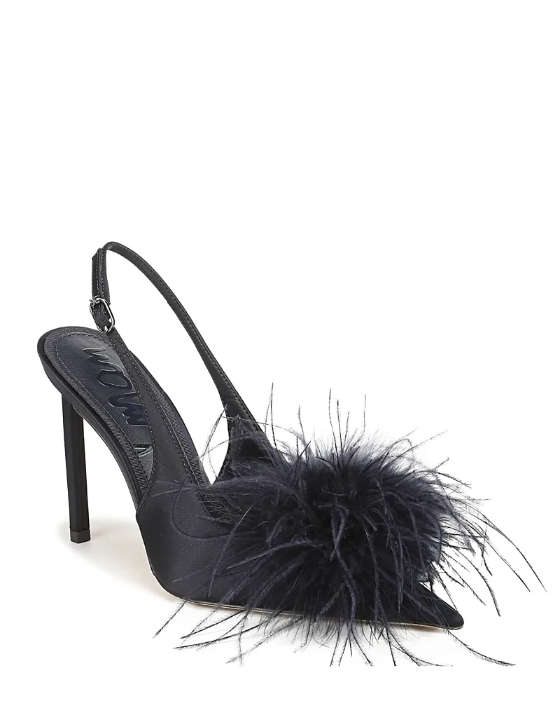 Tegan Feather Slingback Pumps by Sam Edelman