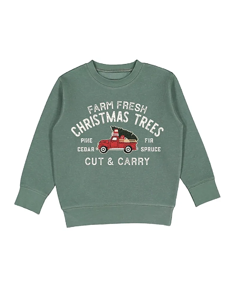 Farm Fresh Christmas Tree Patch Sweatshirt by Sweet Wink