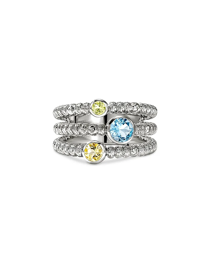 Sterling Silver Heishi Gemstone Ring by John Hardy