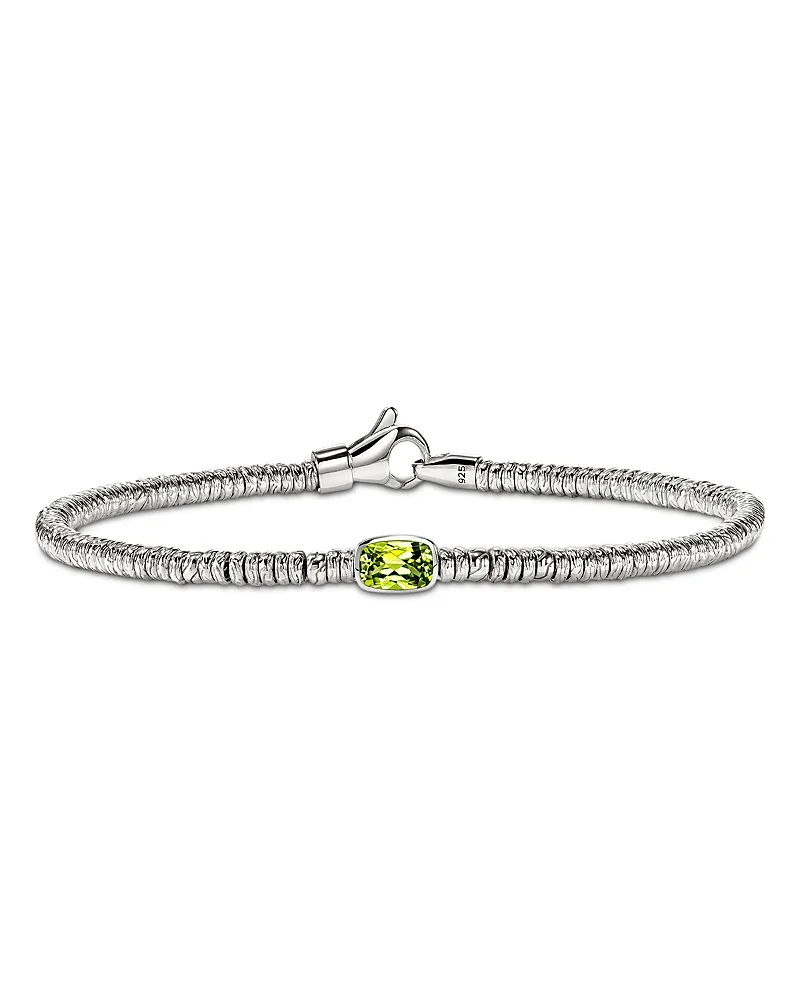 Sterling Silver Heishi Gemstone Bead Bracelet by John Hardy