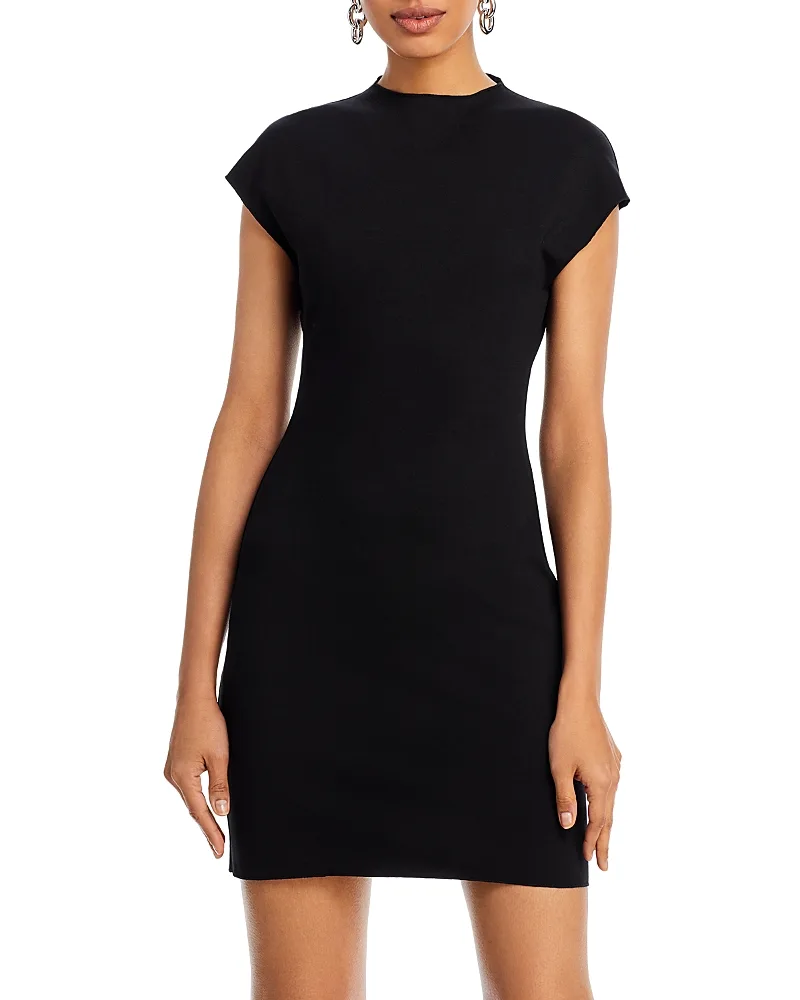 Ponte Knit Sheath Mini Dress by AQUA