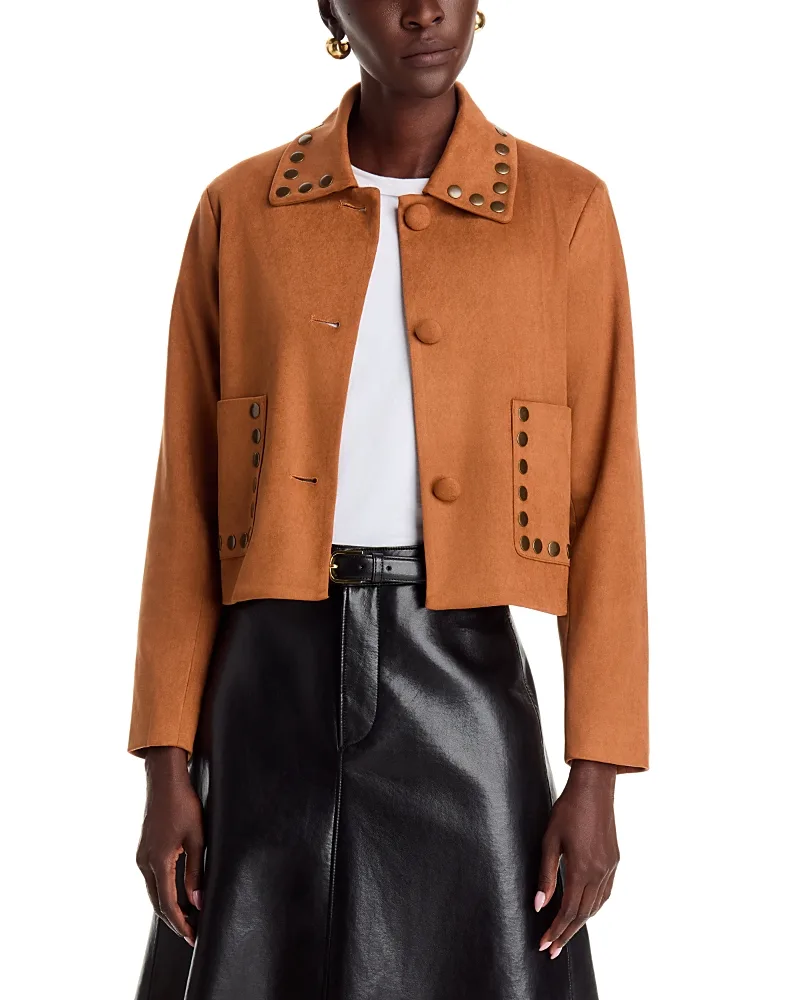 Faux Suede Saddle Jacket by Dolce Cabo