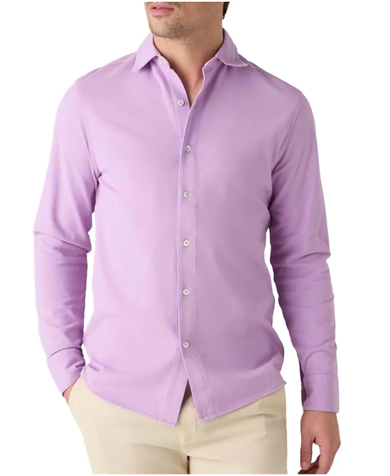 Foster Long Sleeve Knit Shirt by Robert Talbott
