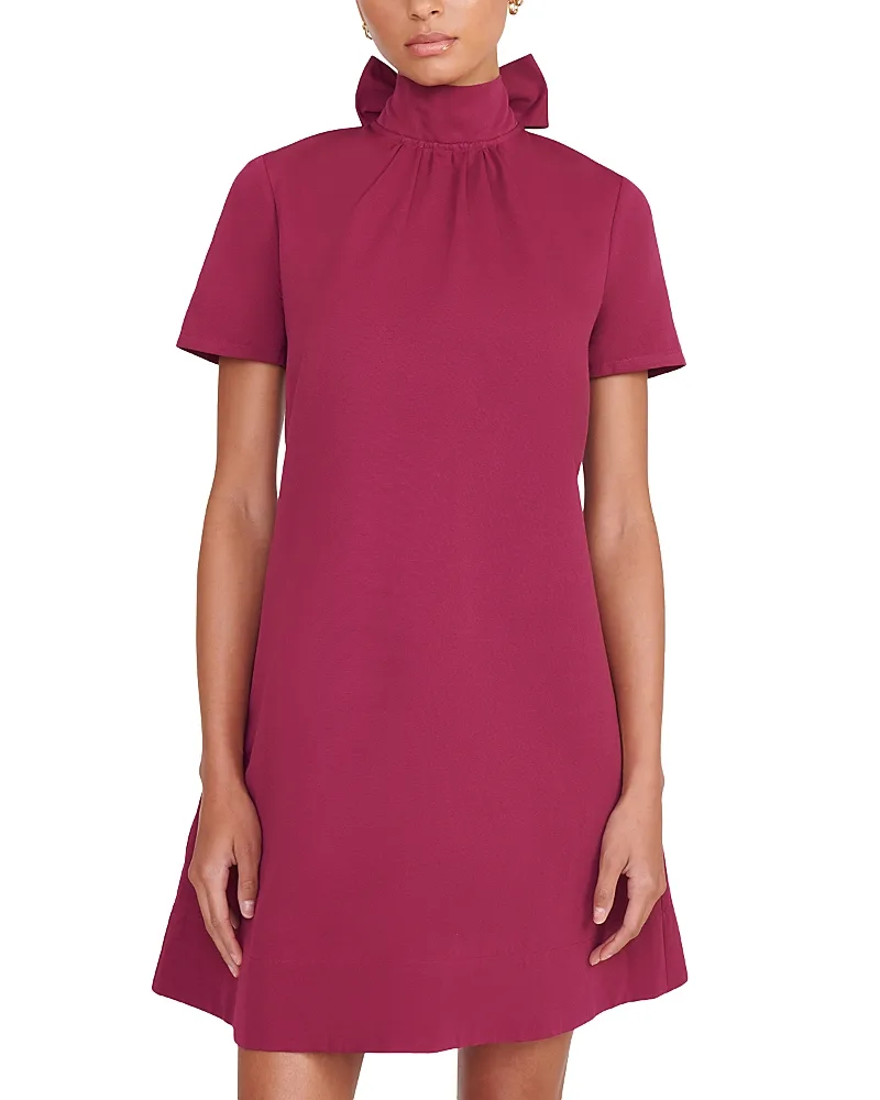 Ilana Mock Neck Mini Dress by STAUD