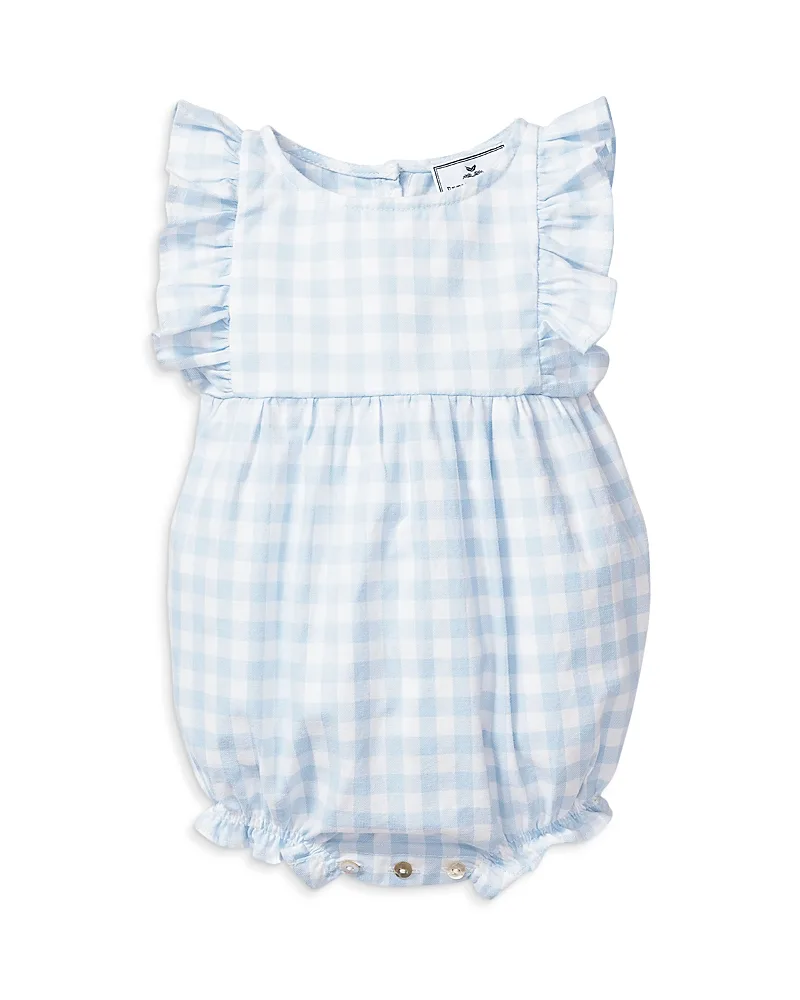 Gingham Ruffled Romper by Petite Plume