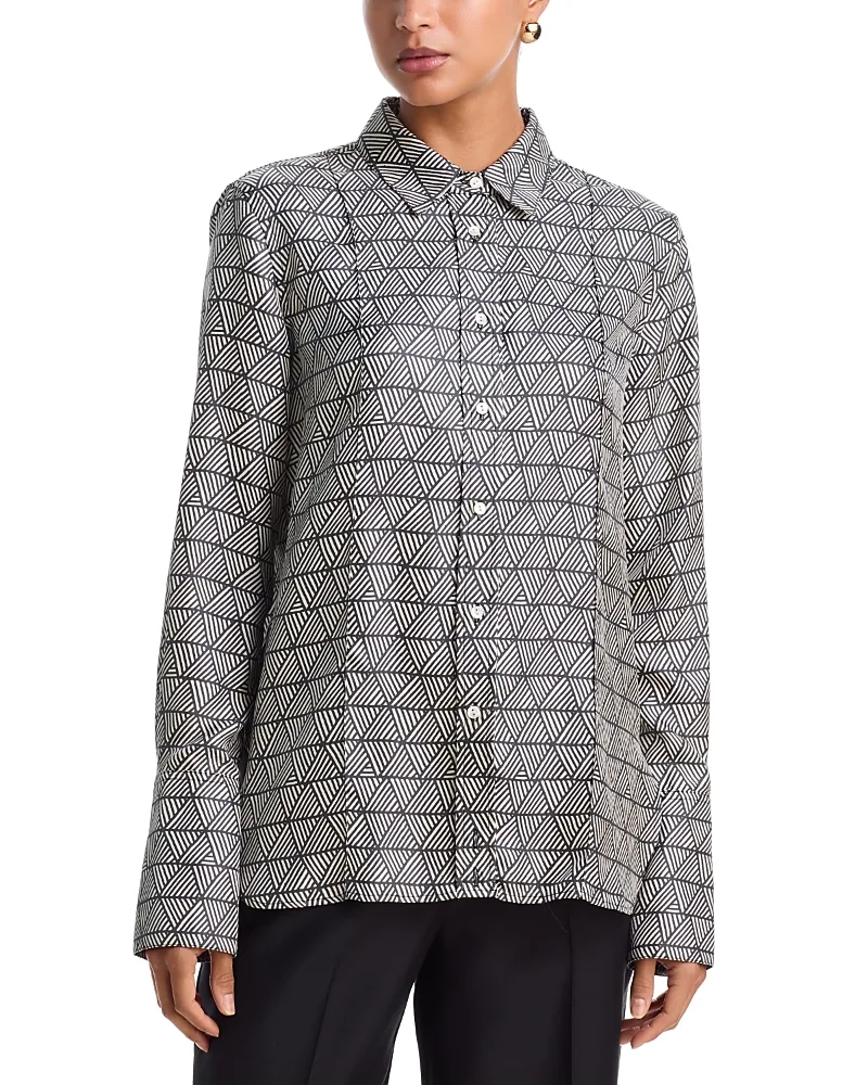 Heirlome x a Morales Rosie Silk Relaxed Shirt by Heirlome