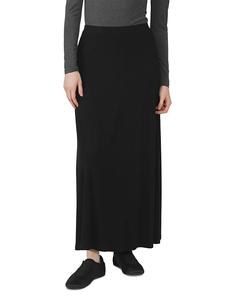 Ribbed Maxi Skirt