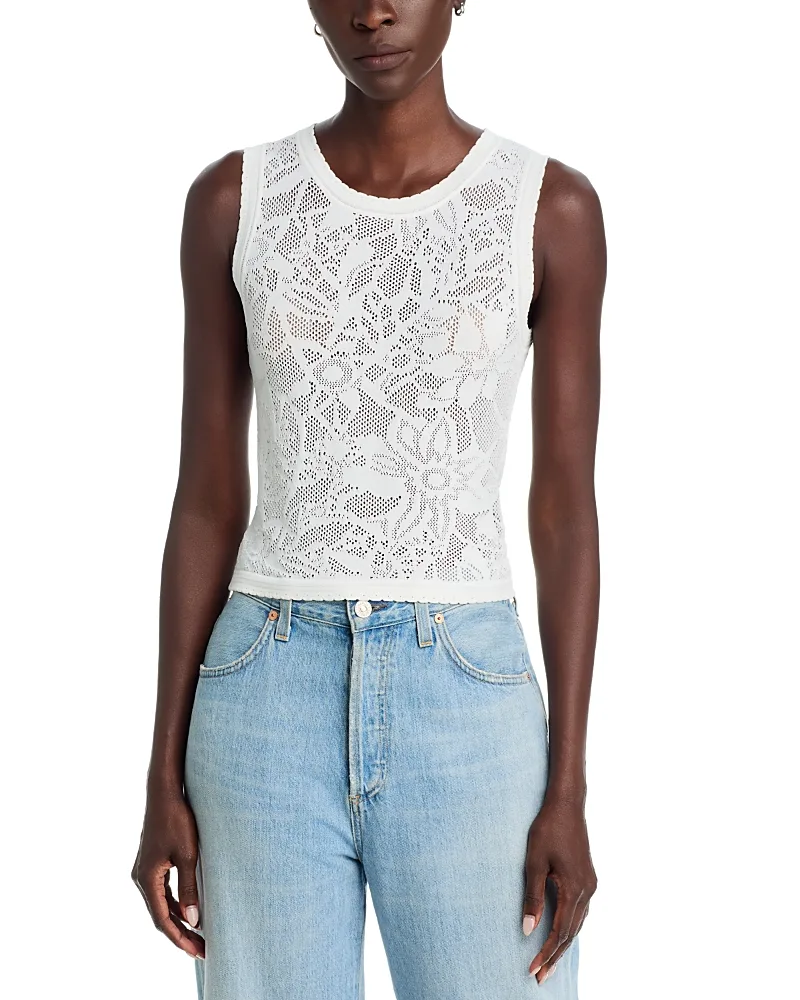 Lettie Lace Tank Top by Toccin