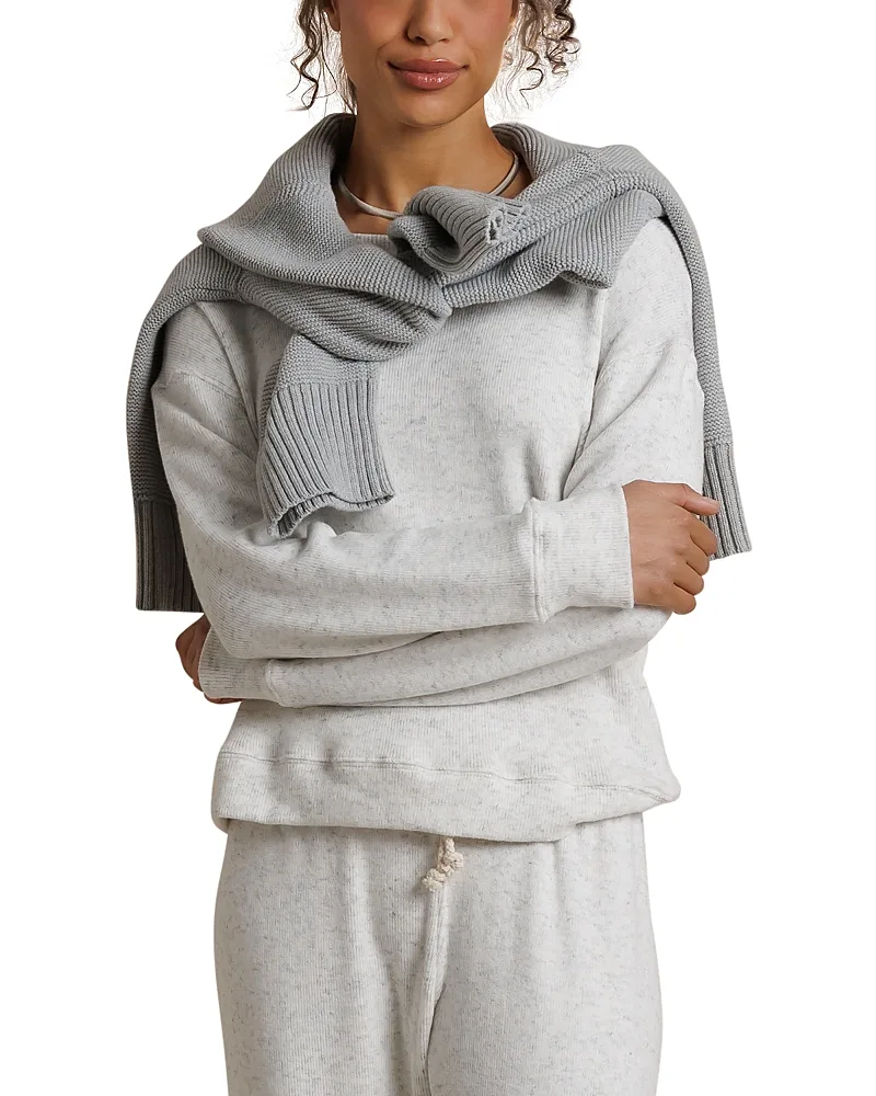 Brinley Brushed Long Sleeve Sweatshirt by Perfectwhitetee